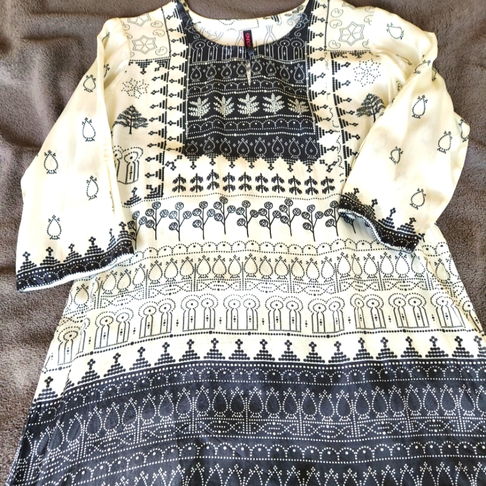 Women's silk kurta new no tag size large